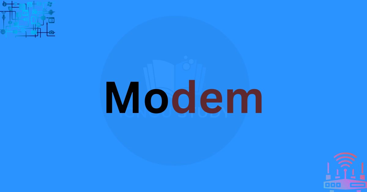What is Modem ? – मॉडेम क्या है?
